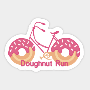 Doughnut Run Sticker